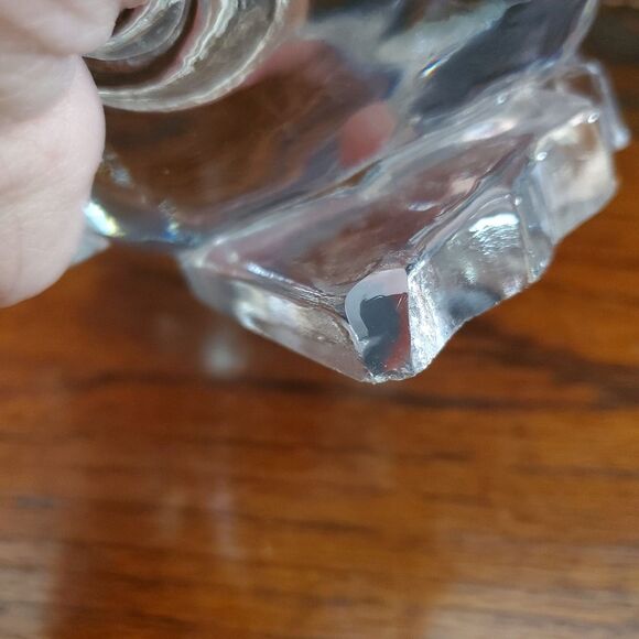 RARE 1940's Vintage Paden City Glass Barth Art Pelican 10" Crystal Glass Art - Picture 13 of 13